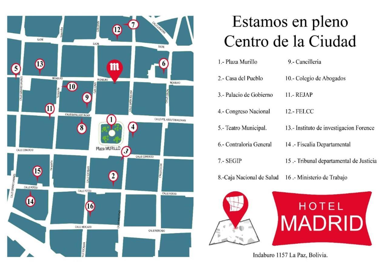 Hotel Madrid لاباز المظهر الخارجي الصورة